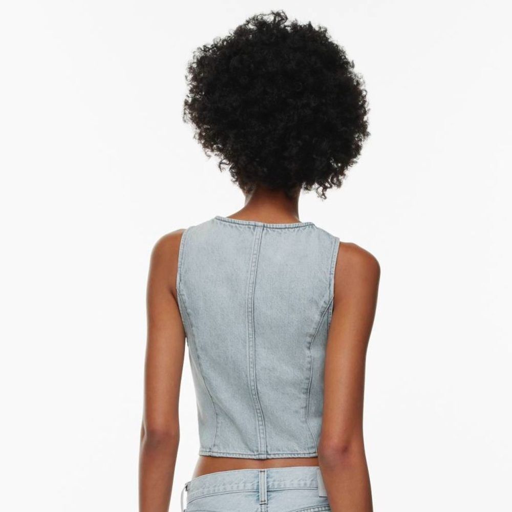 NWT Women's Go- Go Tate Denim Vest - Picture 4 of 8